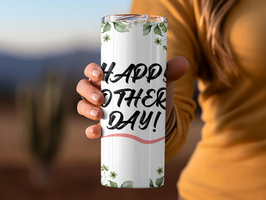 Happy Mother's Day Floral Insulated Travel Tumbler