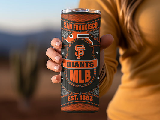 San Francisco Giants MLB Established 1883 Design Tumbler