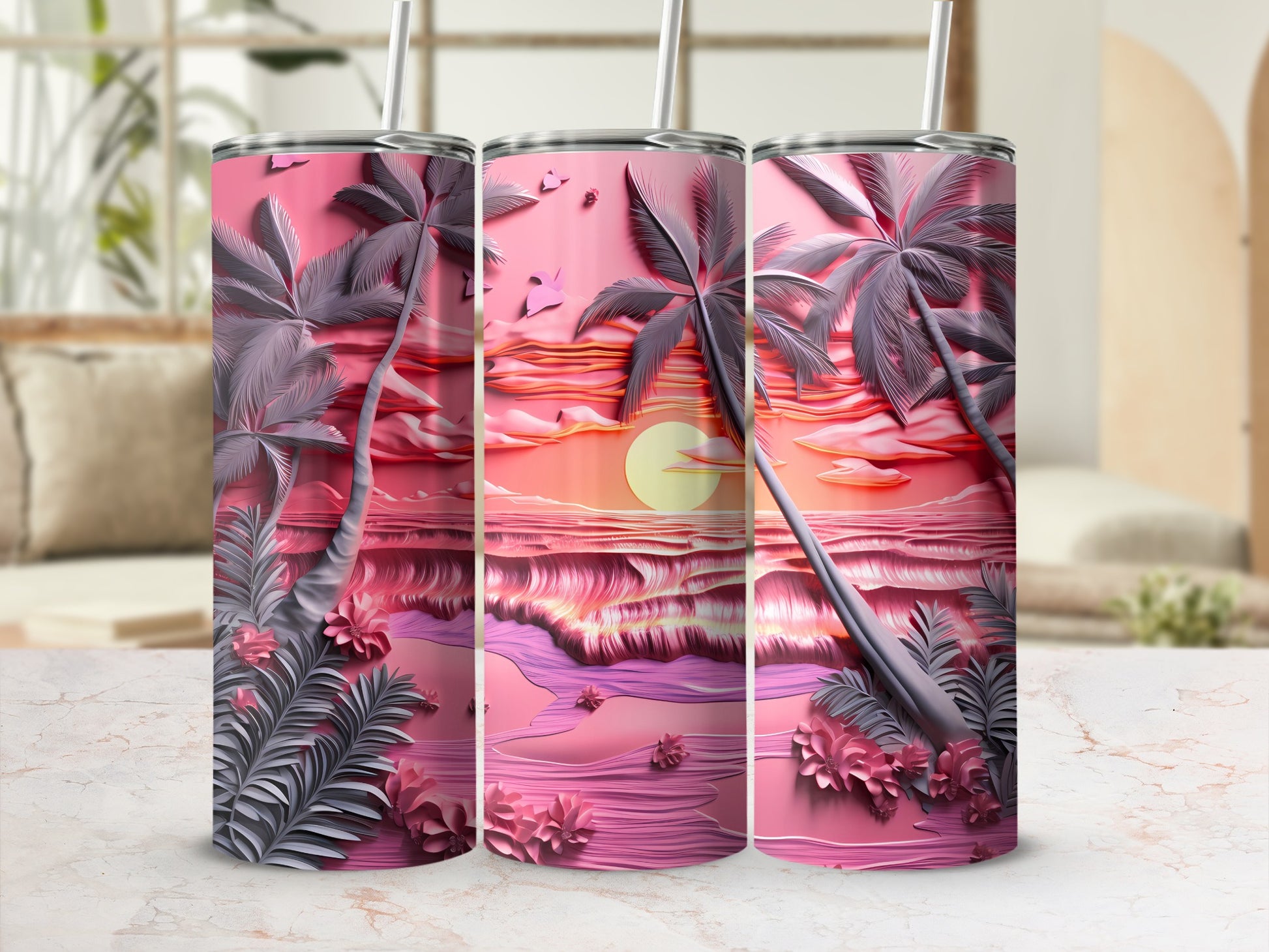Pink Tropical Sunset Palm Tree Ocean Art Design product type
Tropical Sunset, Beach Scene, Palm Trees, Ocean Waves, Pink Aesthetic, Purple Hues, Summer Vibes, Paradise Design, Vacation Theme, Artistic Print, Stylized Nature, Coastal Decor, Dreamy Landscape, Exotic Flora, Abstract Art, Feminine Design, Travel Inspiration, Vibrant Colors, Island Life, Gradient Sky