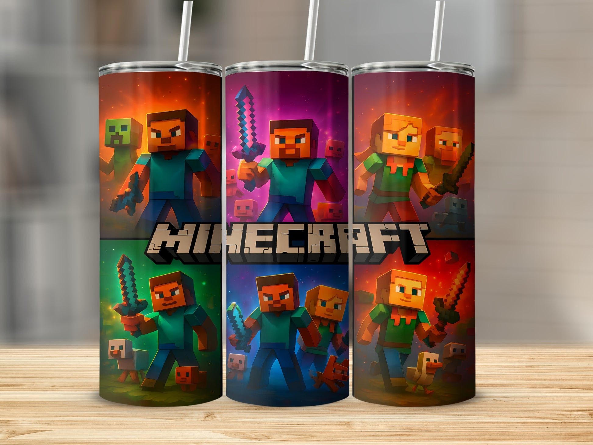 Minecraft Character Design Tumbler Collection