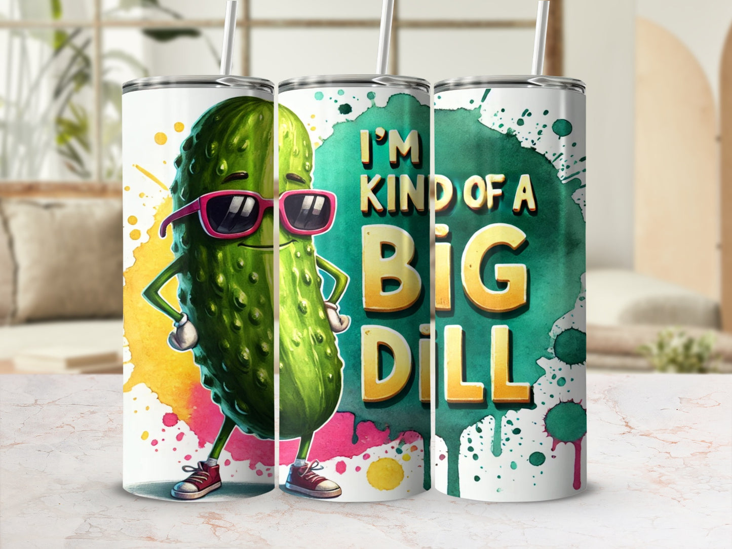 Funny Pickle Character Sunglasses I'M KIND OF A BIG DILL product type