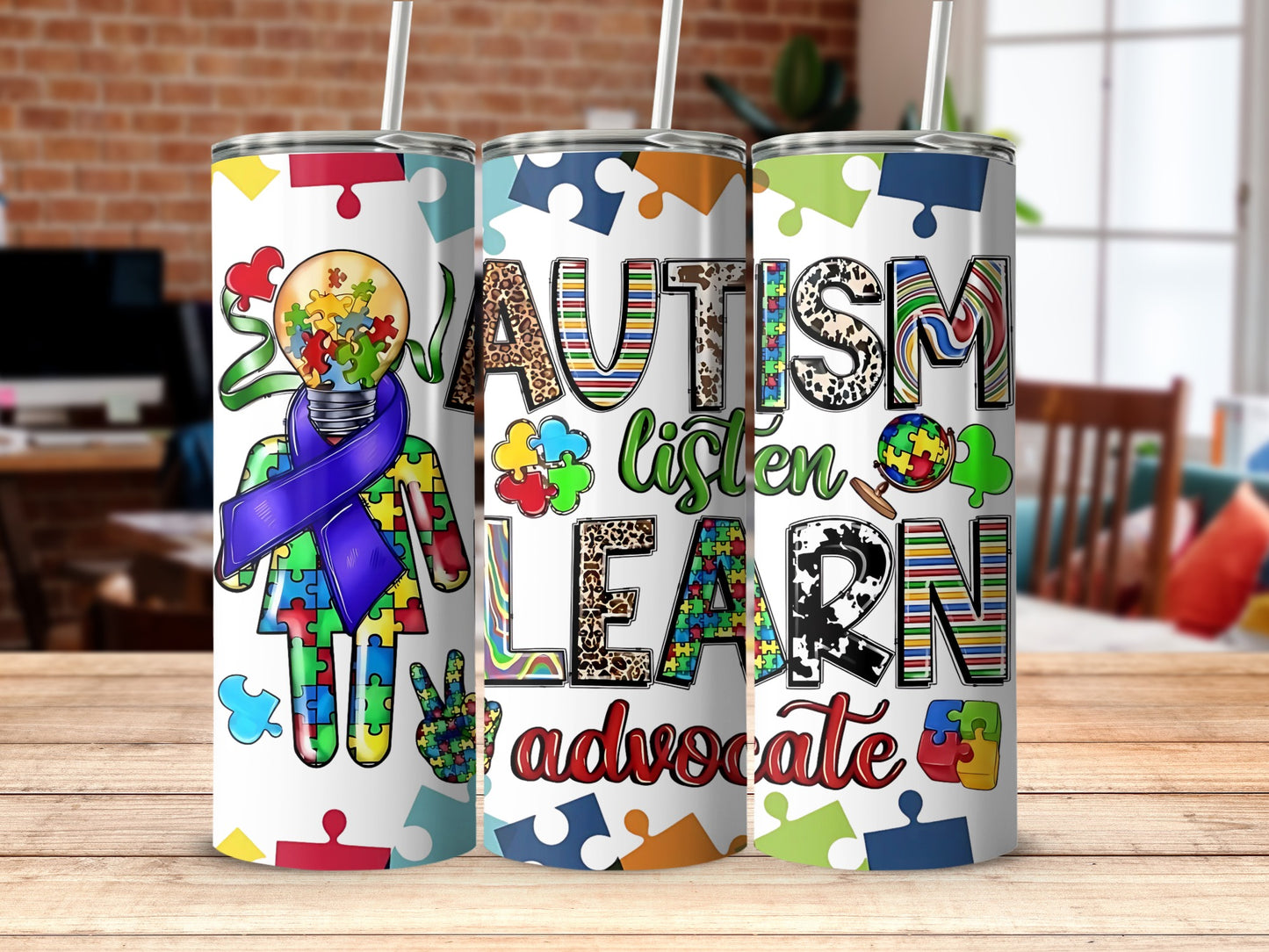 Autism Awareness Listen Learn Advocate product