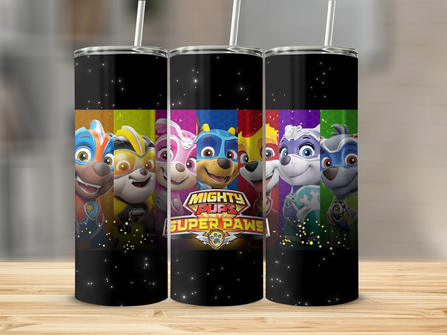Mighty Pups Super Paws Themed Tumbler Cup