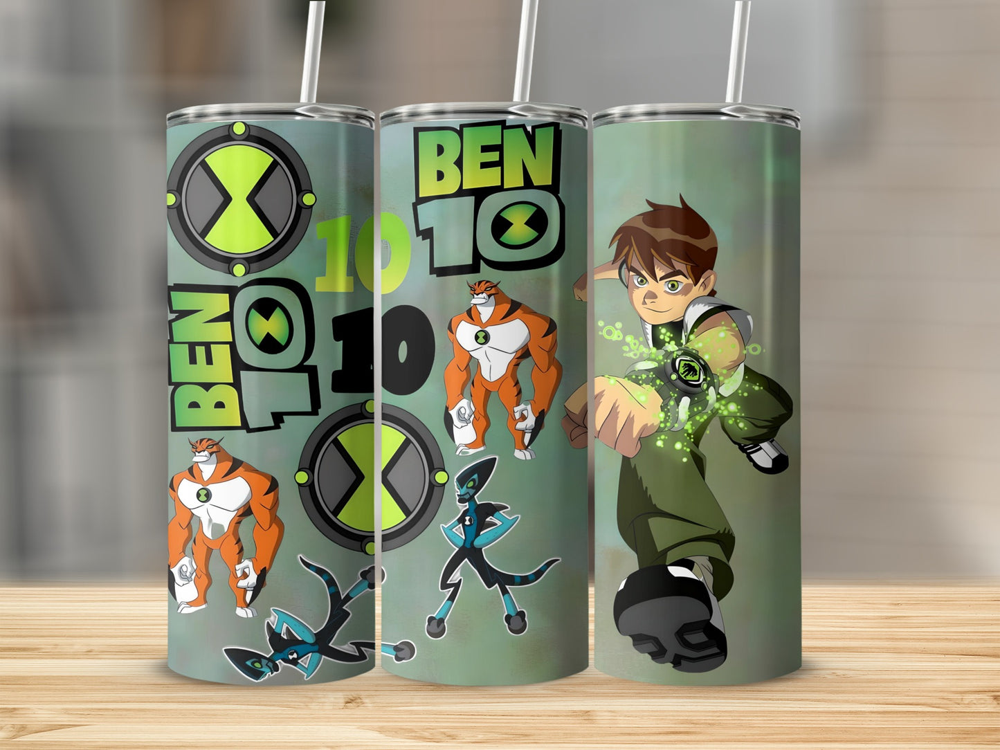 Ben 10 Tumbler with Characters and Logo