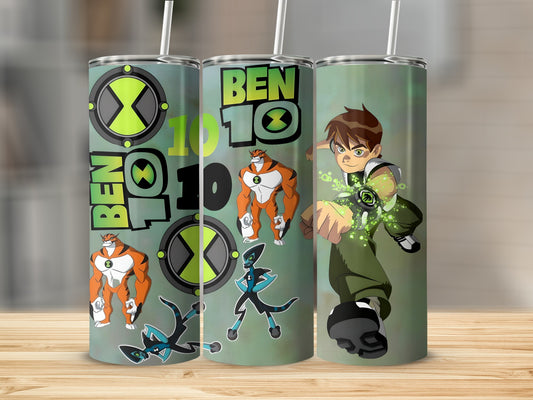 Ben 10 Tumbler with Characters and Logo