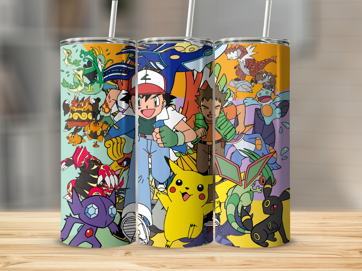 Colorful Cartoon Characters Design Tumbler Cup