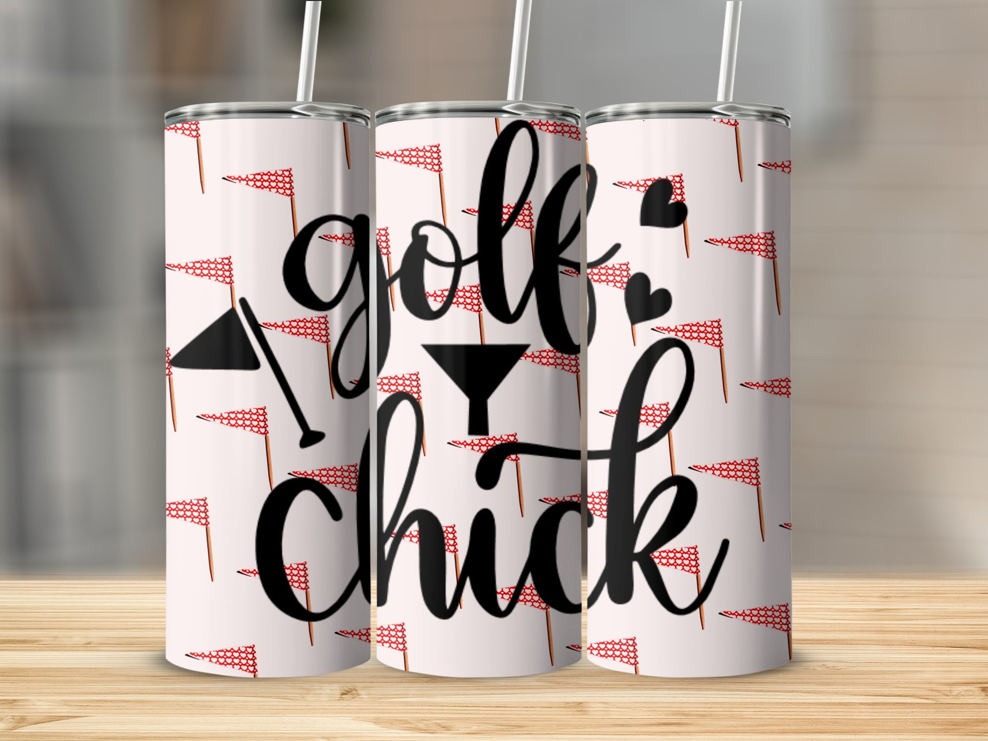 Golf Chick Design Stylish Tumbler for Beverage Lovers