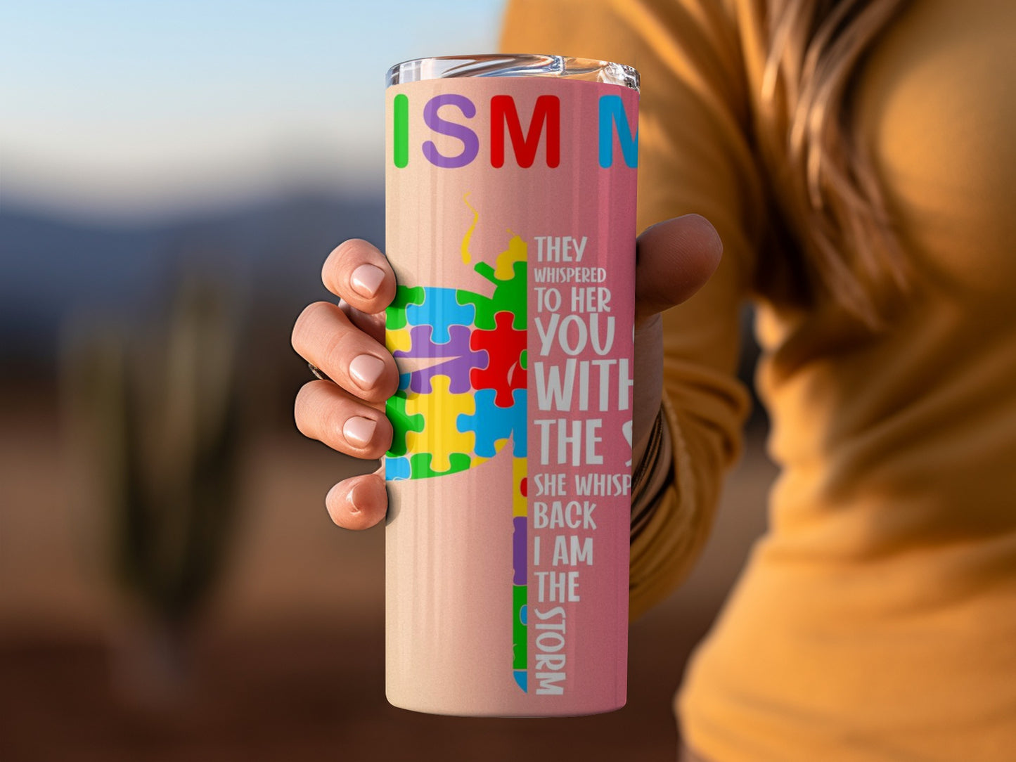 Autism Awareness Inspirational Quote Tumbler