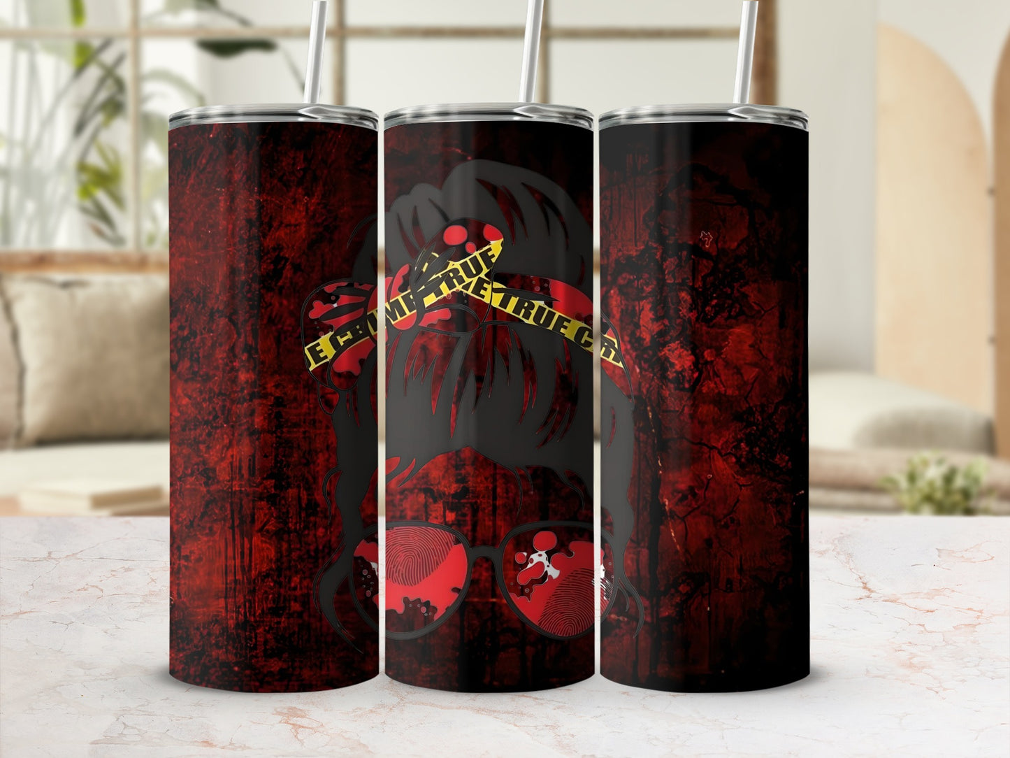 Rockstar Themed Stainless Steel Insulated Tumbler Cup