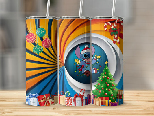 Christmas Festive Tumblers with Holiday Designs