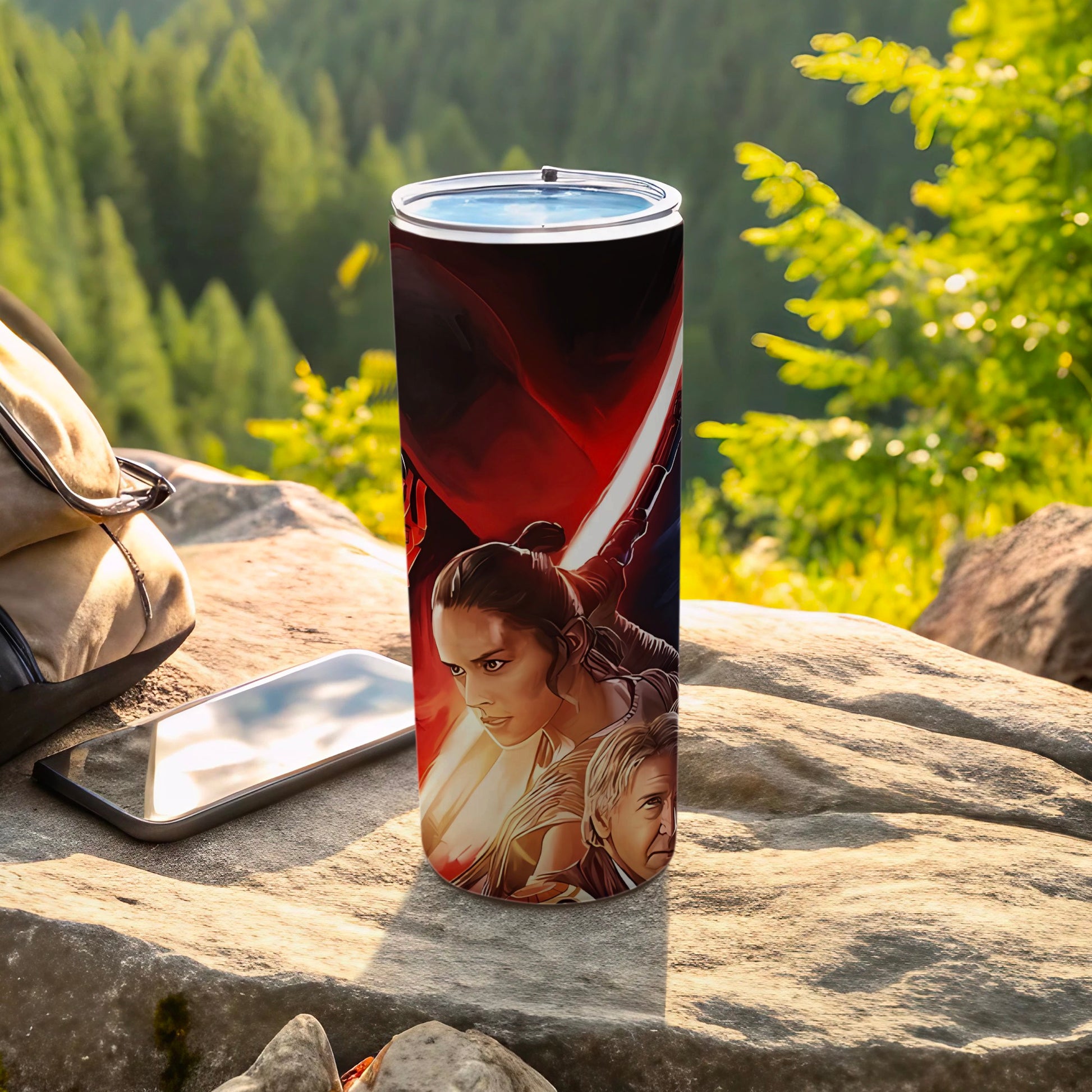 Star Wars Rey Han Solo Adventure Travel Tumbler product type