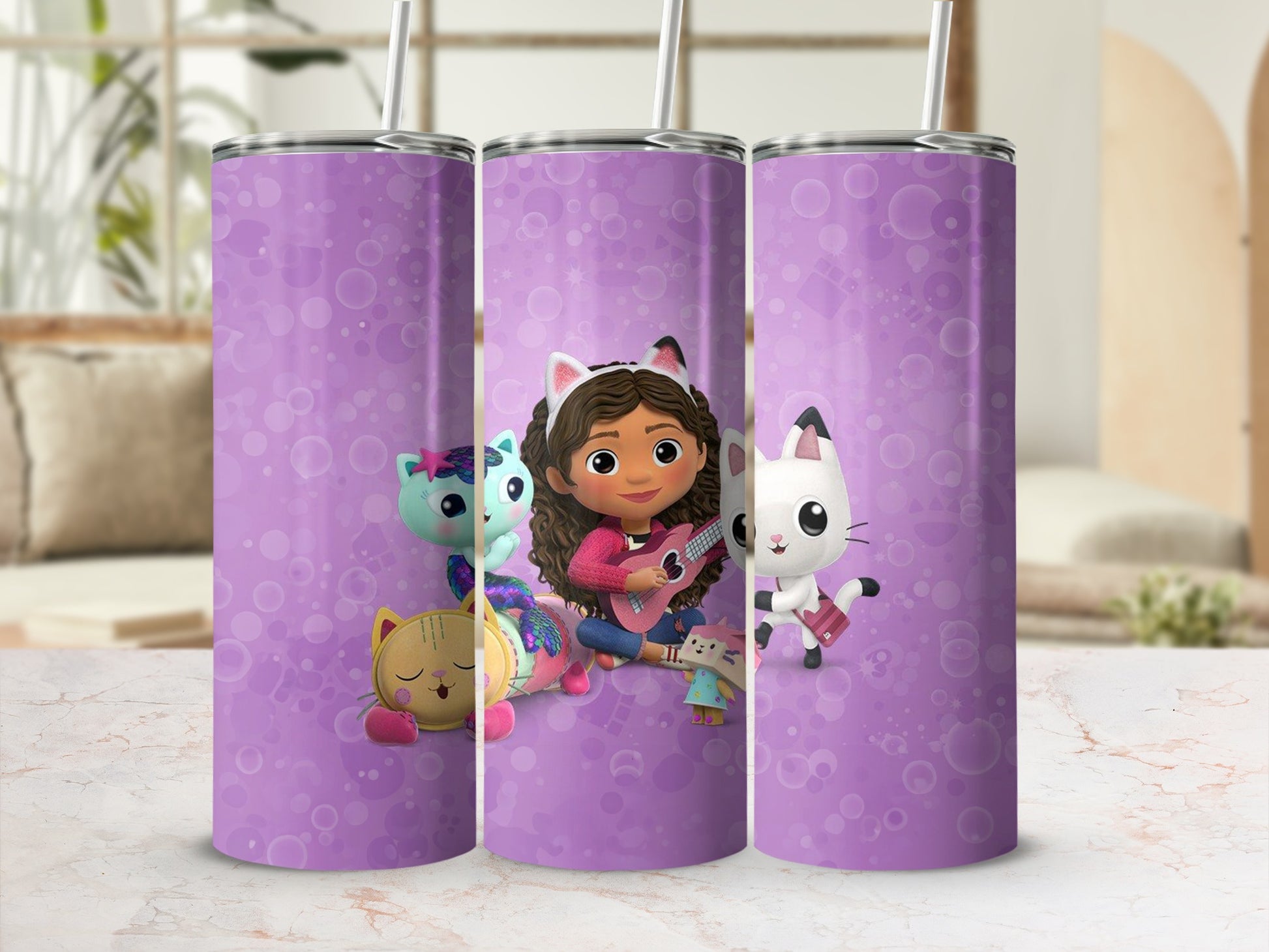 Cute Cartoon Character Design Tumbler For Kids