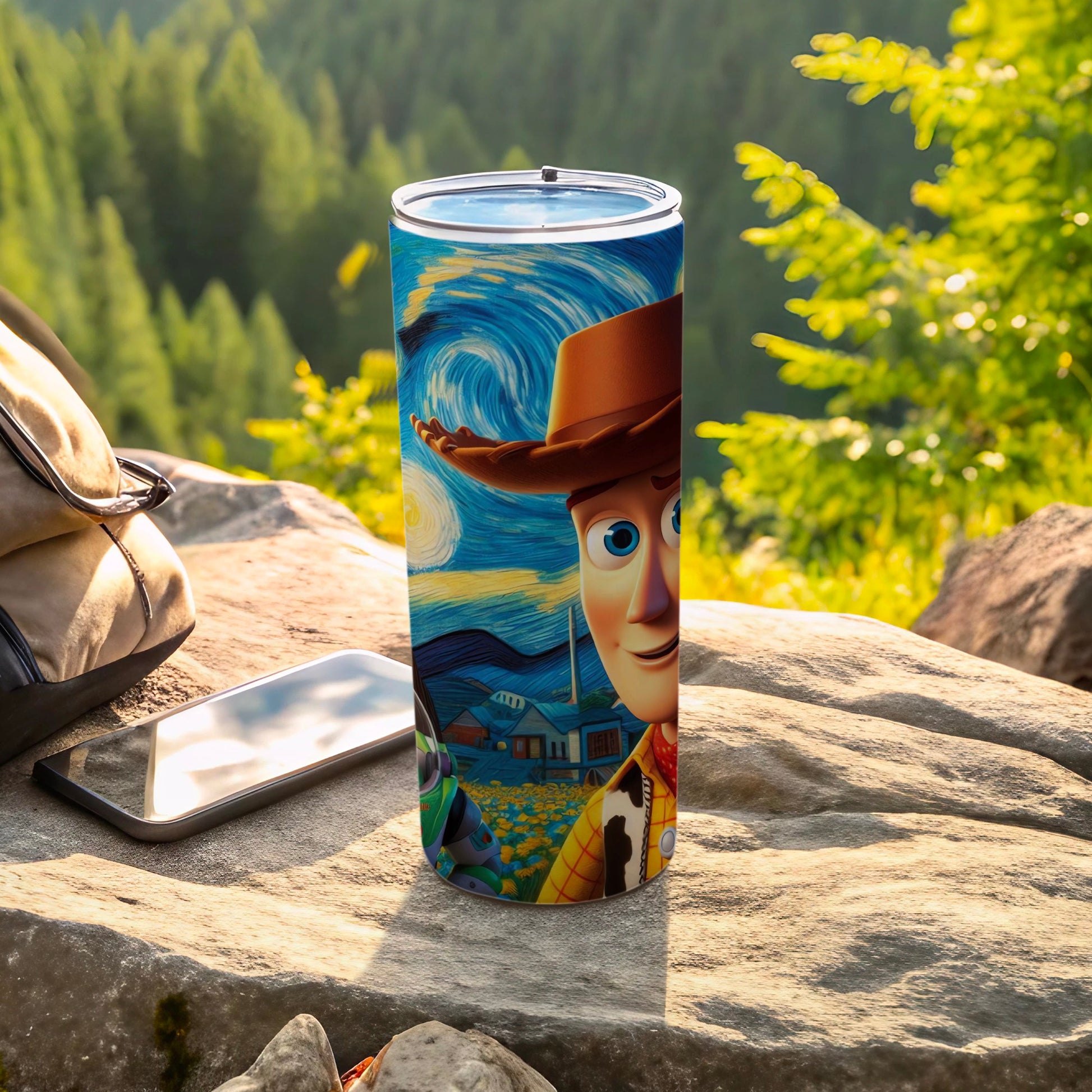 Starry Night Toy Cowboy Insulated Tumbler