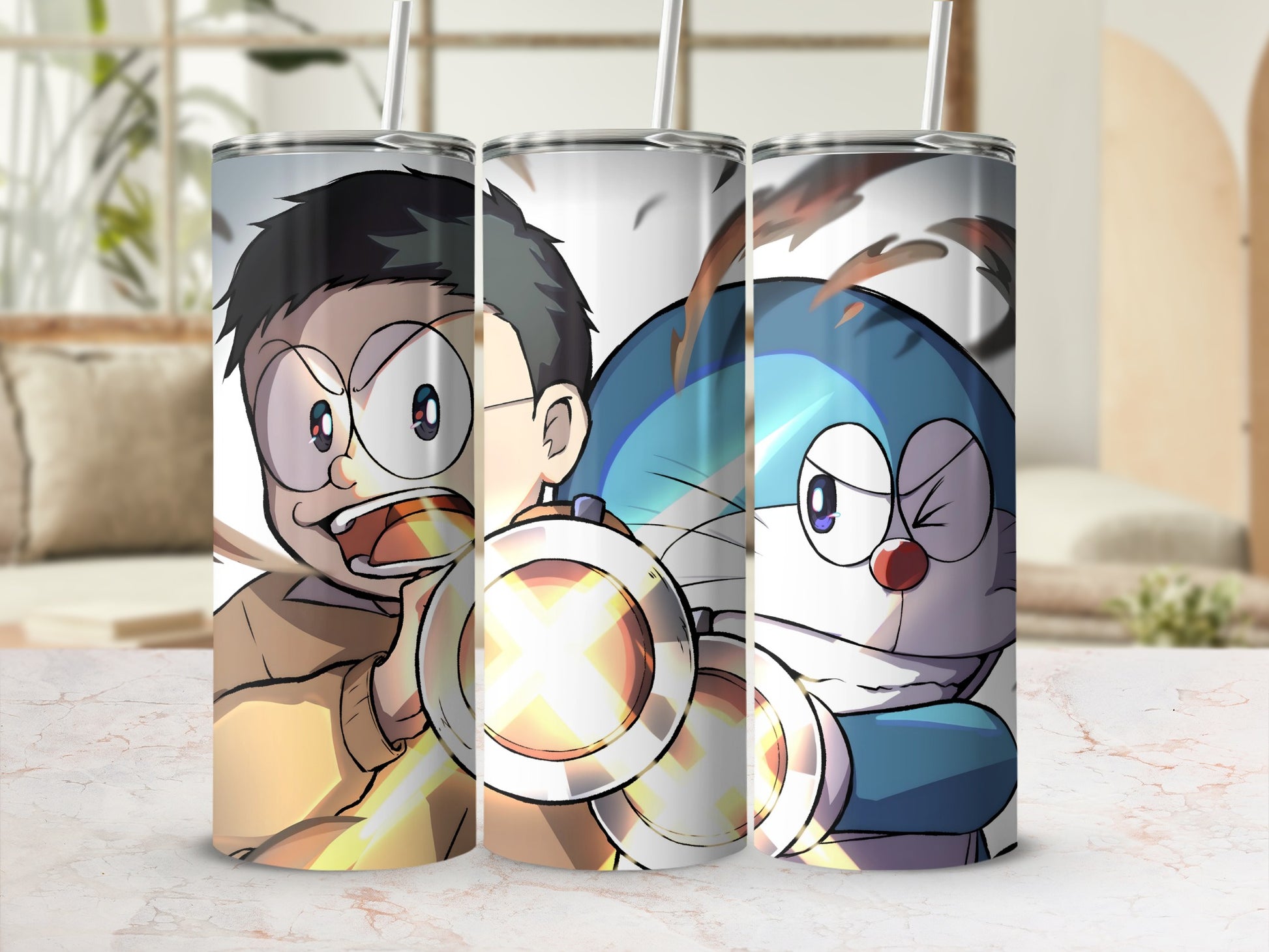 Anime Character Printed Insulated Tumbler Flask Cup Mug