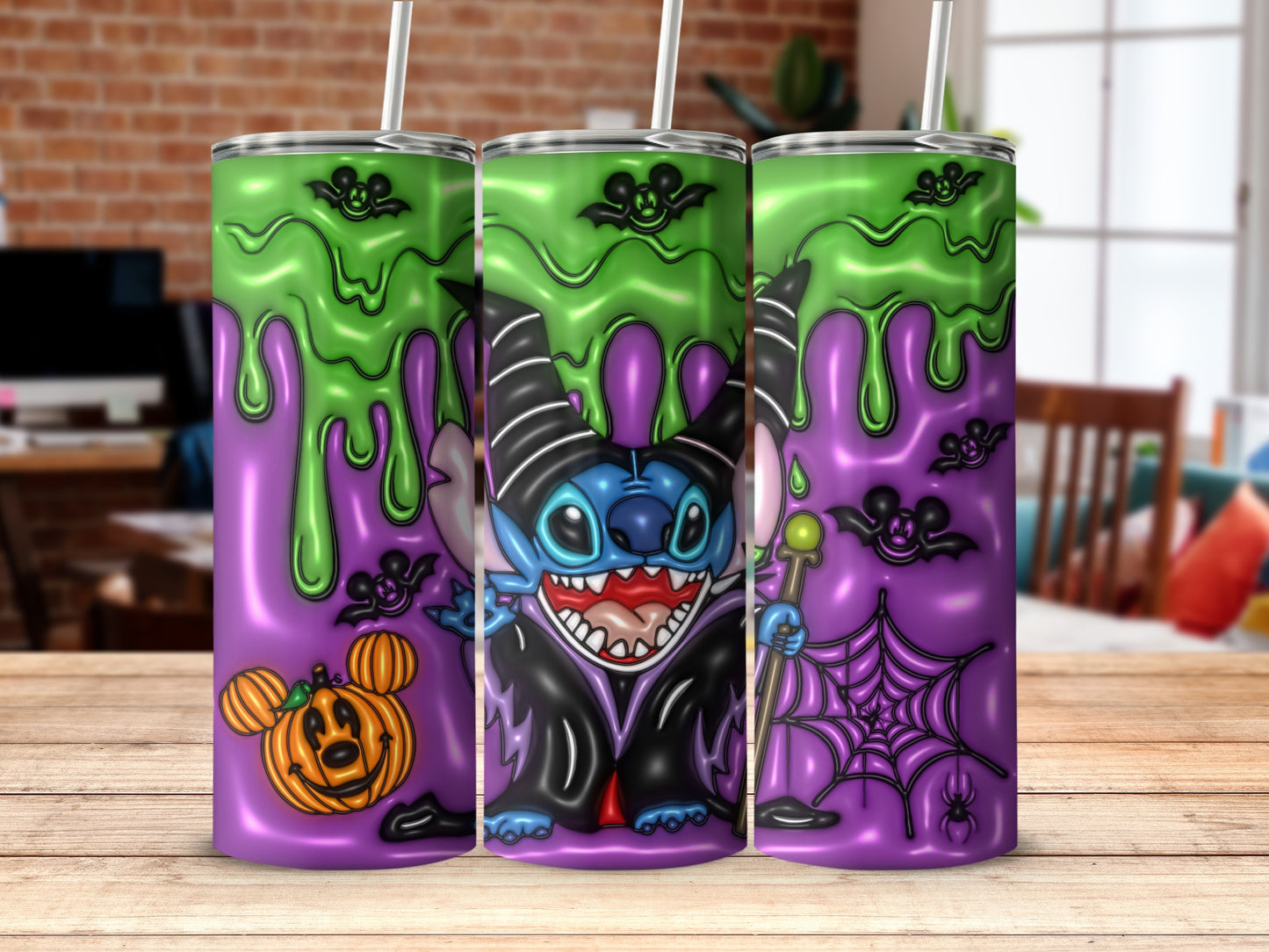 Halloween Alien Themed Tumblers For Spooky Fun