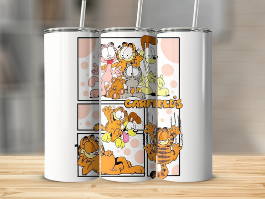 Garfield's Comic Strip Design Tumbler Cup