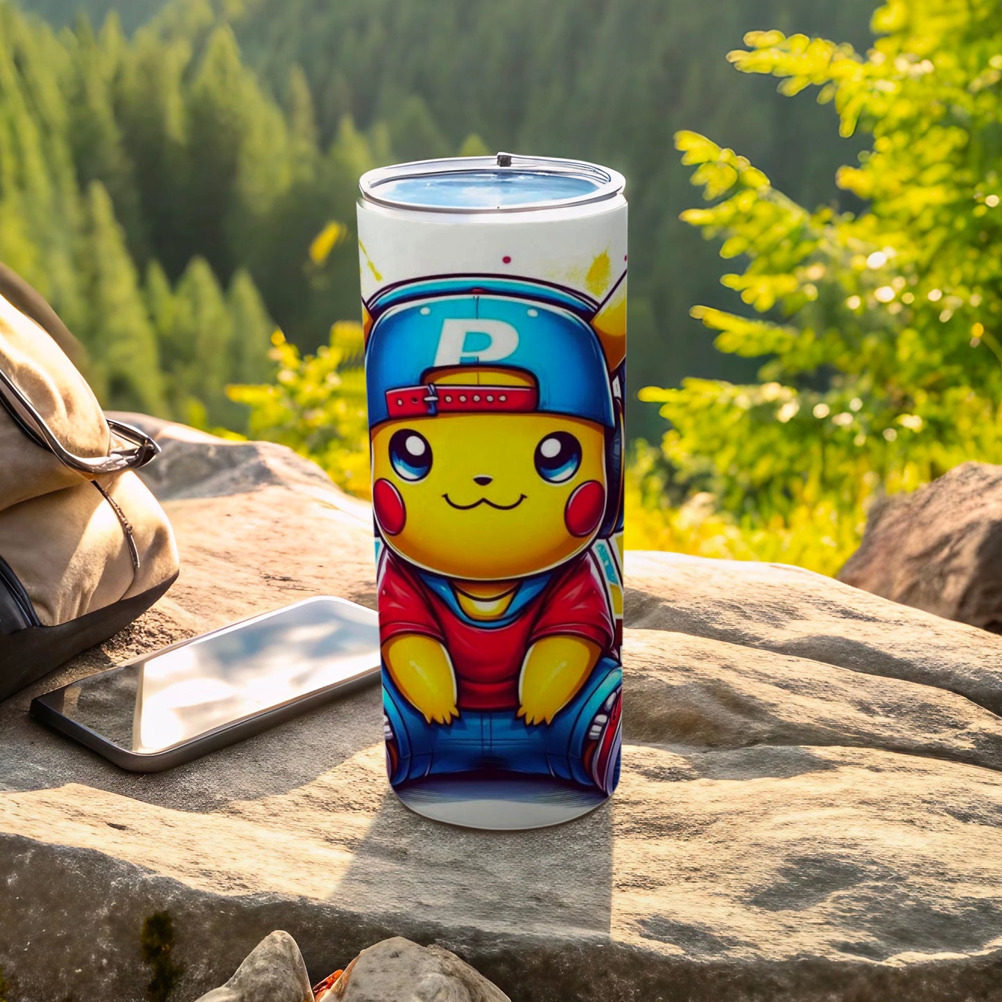 Pikachu Cartoon Character Travel Tumbler 20 oz Cup