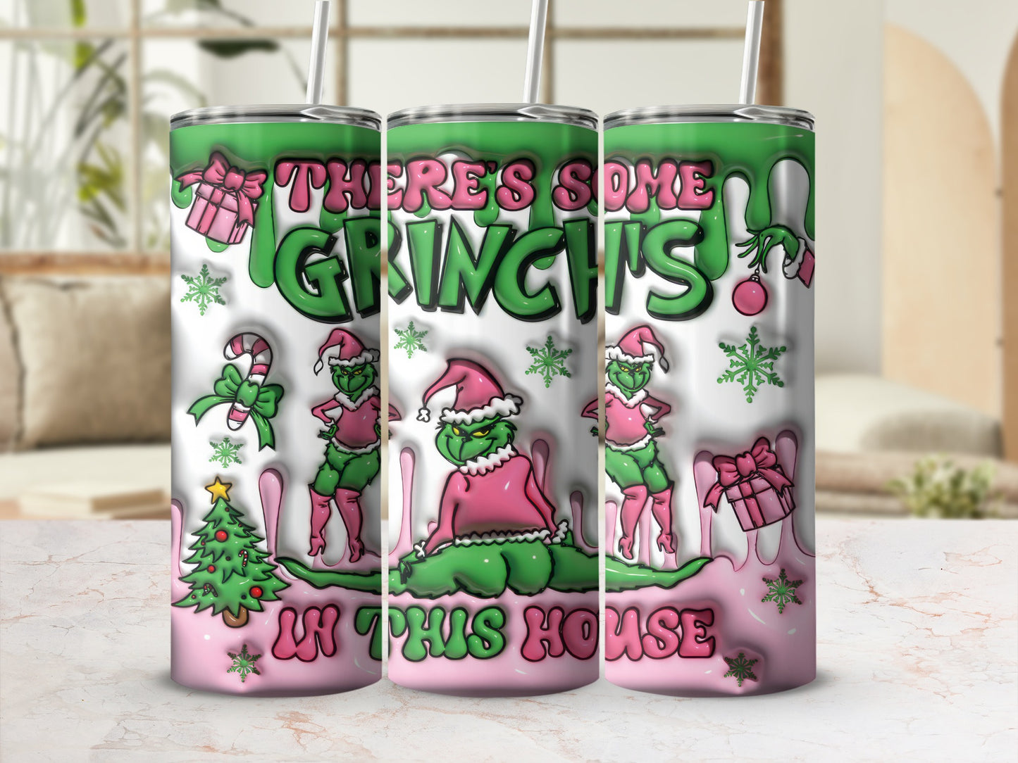 There's Some Grinch in This House Tumbler Cup