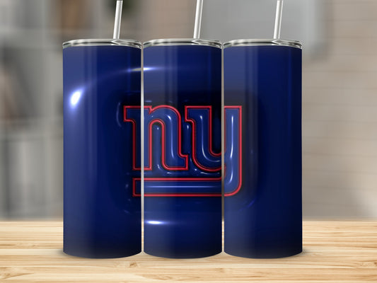 NY Giants Logo Design in Bold Colors Tumblers