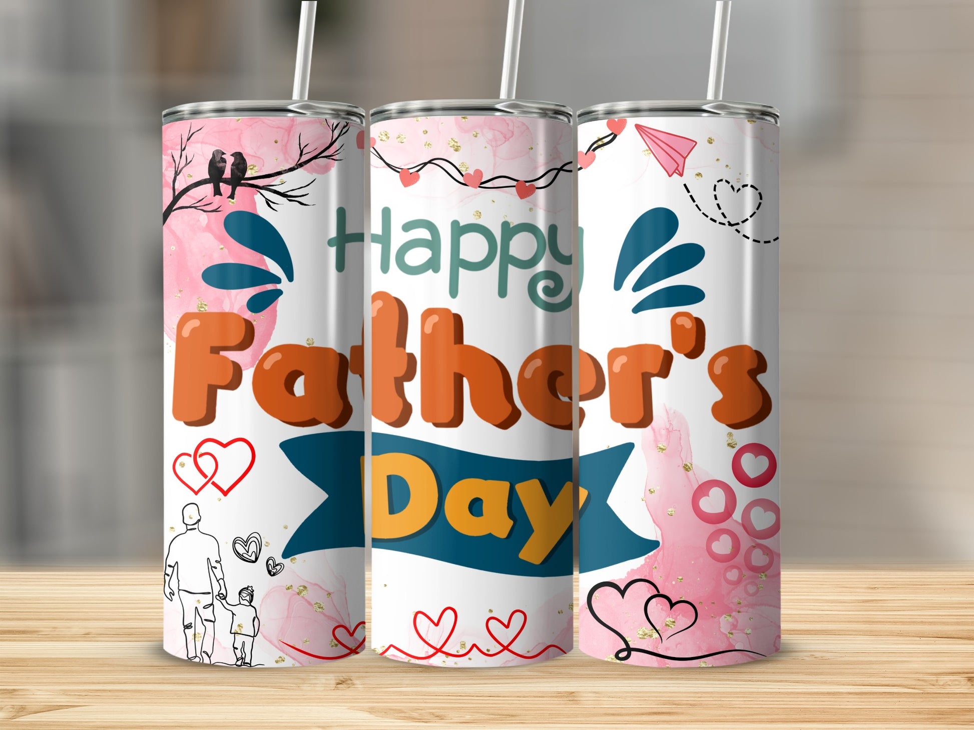 Happy Father's Day Tumbler Gift for Dad