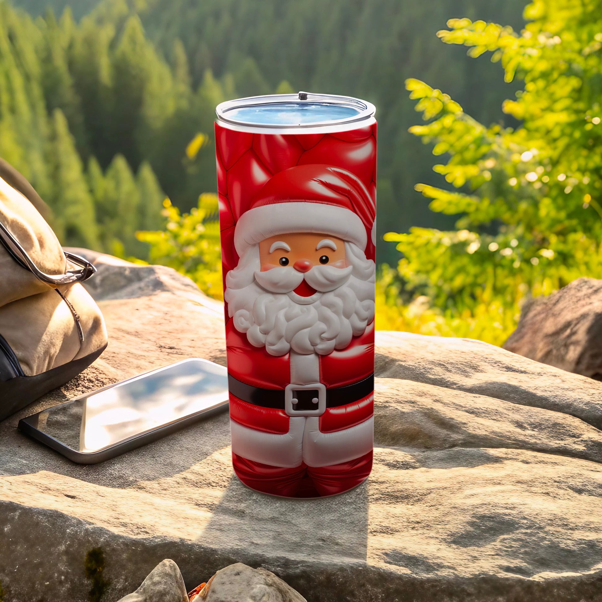 Festive Santa Claus Travel Insulated Tumbler Product
