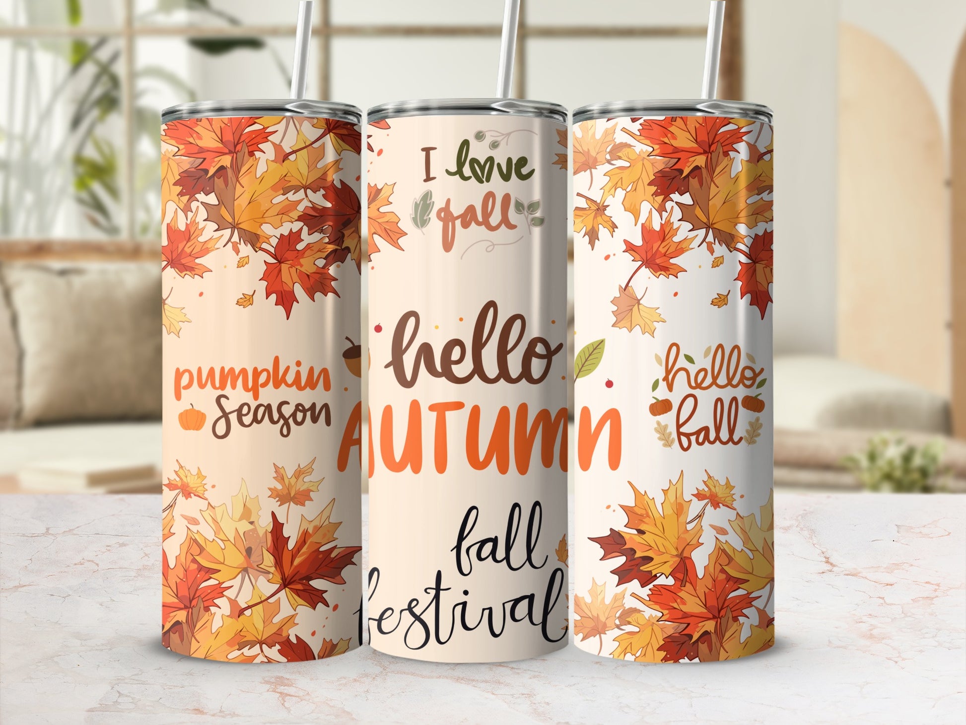 Autumn Pumpkin Season Fall Festival Hello Fall Tumblers