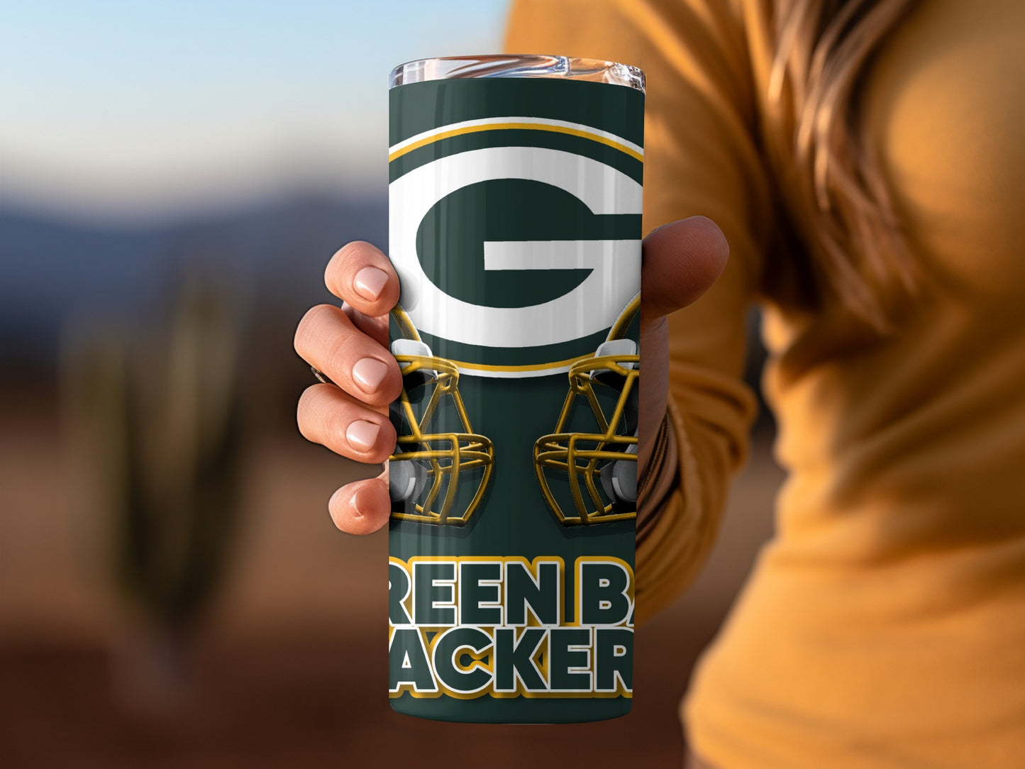 Green Bay Packers Football Helmets Sport Team Tumblers