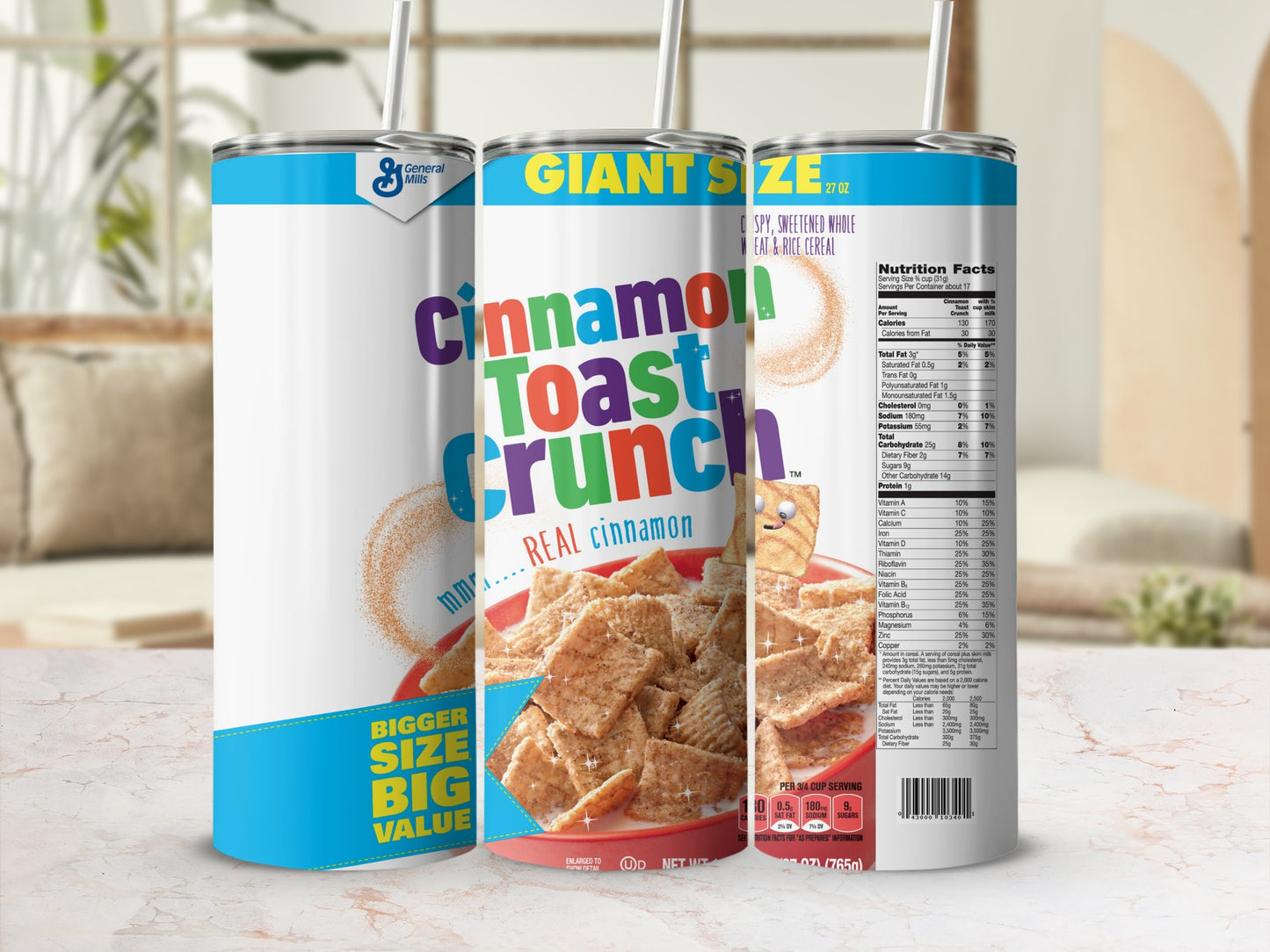 Cinnamon Toast Crunch GIANT SIZE REAL cinnamon product type