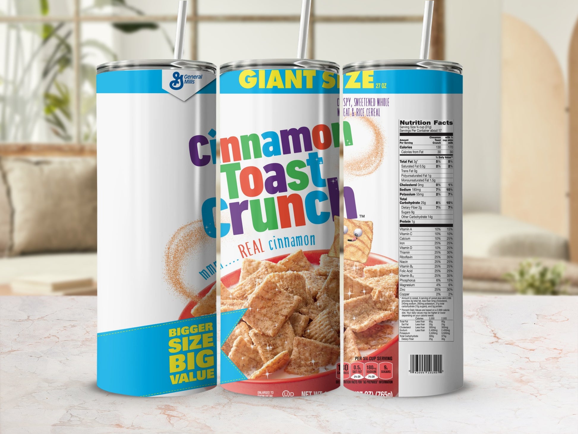Cinnamon Toast Crunch GIANT SIZE REAL cinnamon product type