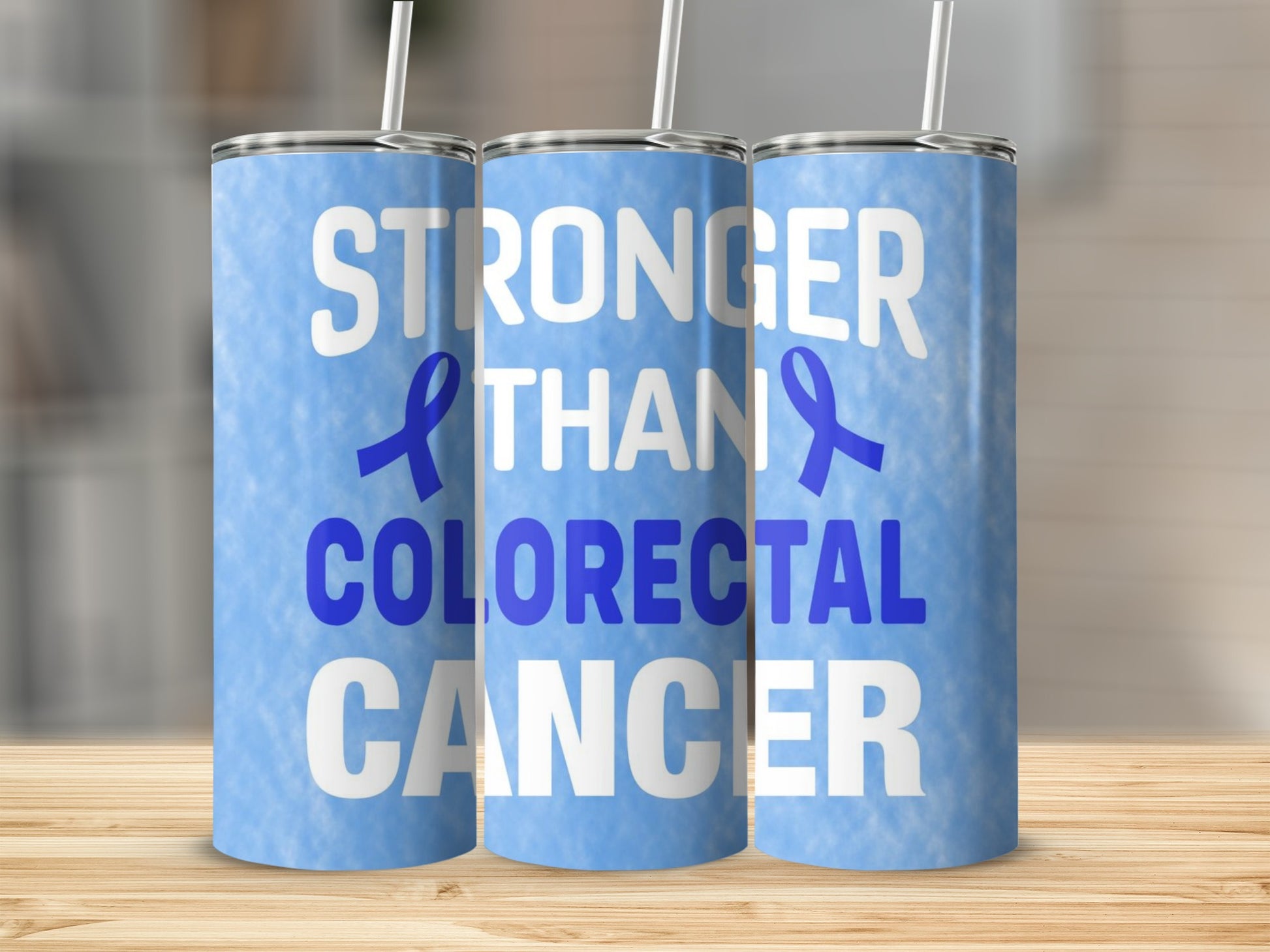 Stronger Than Colorectal Cancer Tumbler Cup