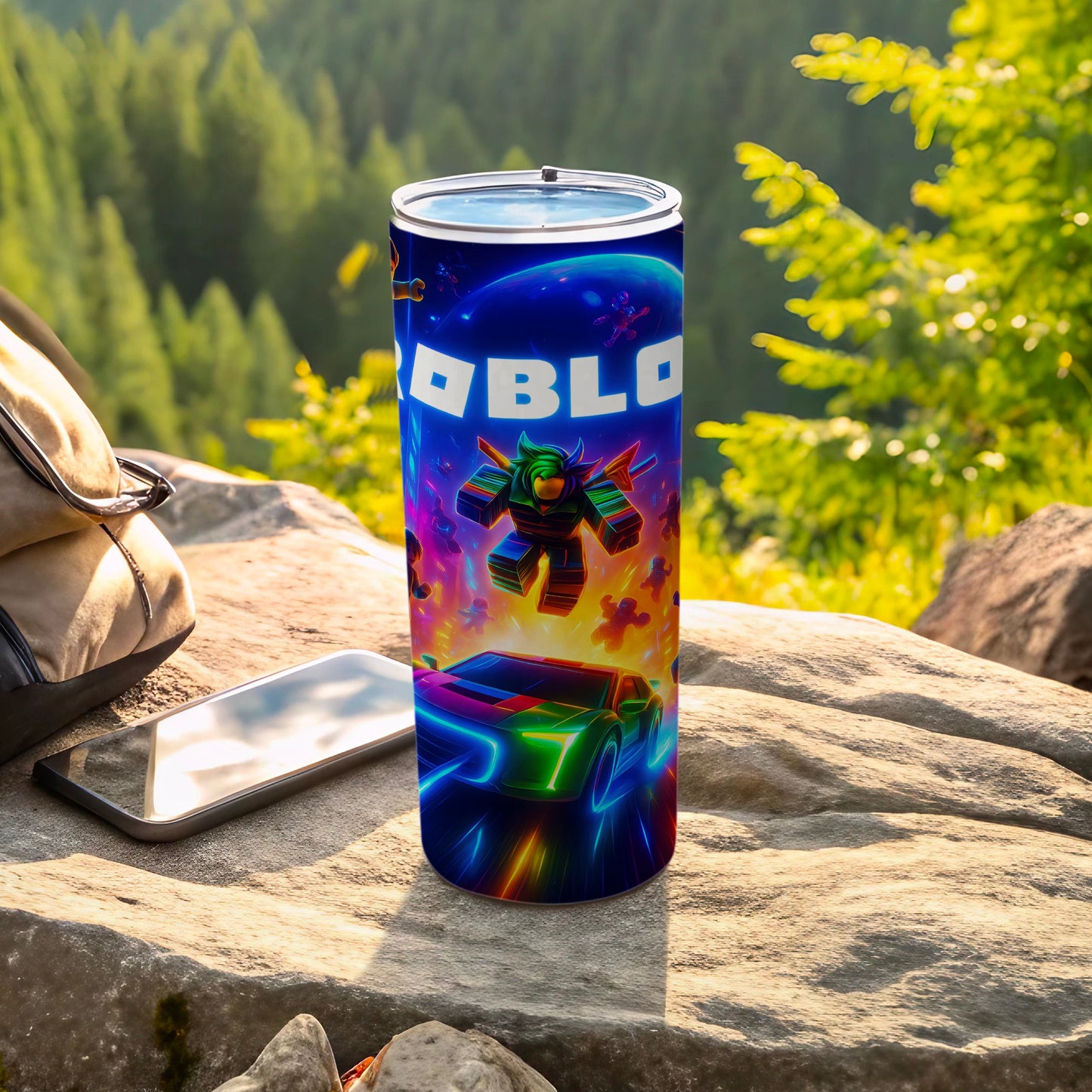 Vibrant Roblox Design Tumbler Perfect for Gamers