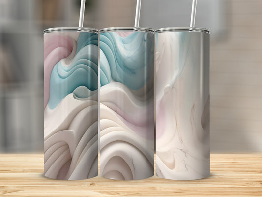 Pastel Abstract Gentle Wavy Flow Swirl Design product type