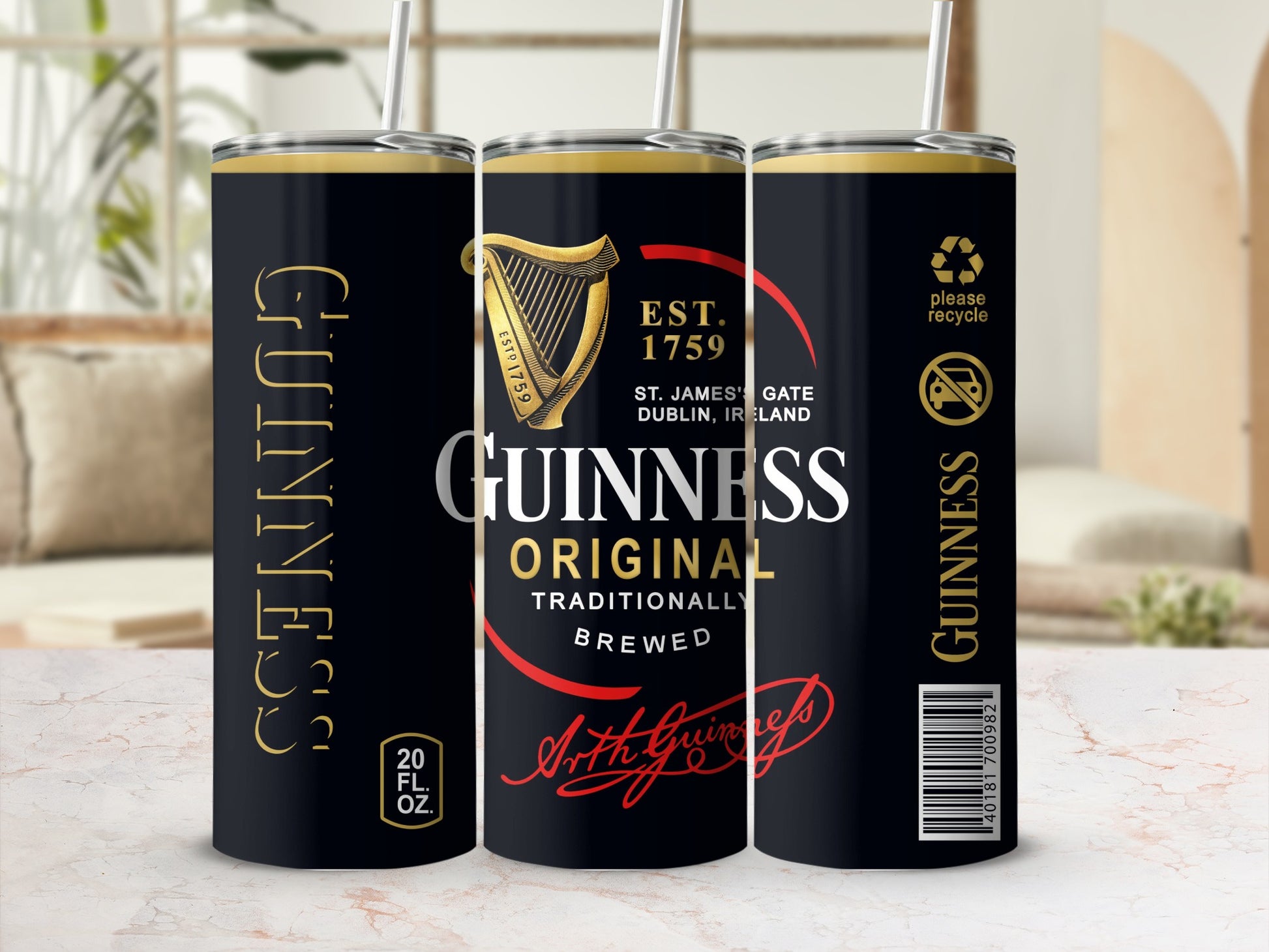 GUINNESS ORIGINAL TRADITIONALLY BREWED 20 FL OZ TUMBLER product type
