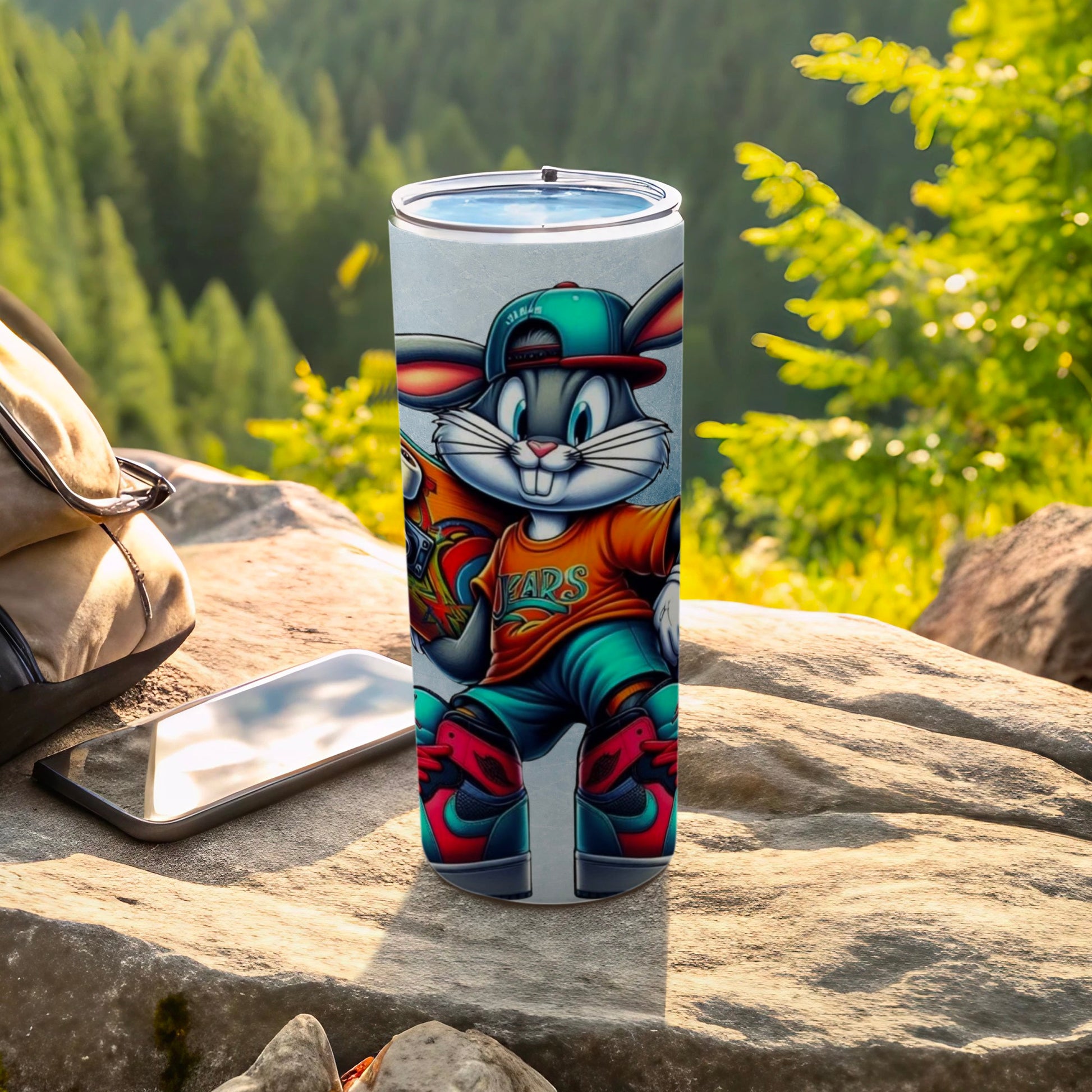 Bugs Bunny Sporty Design Travel Tumbler Cup