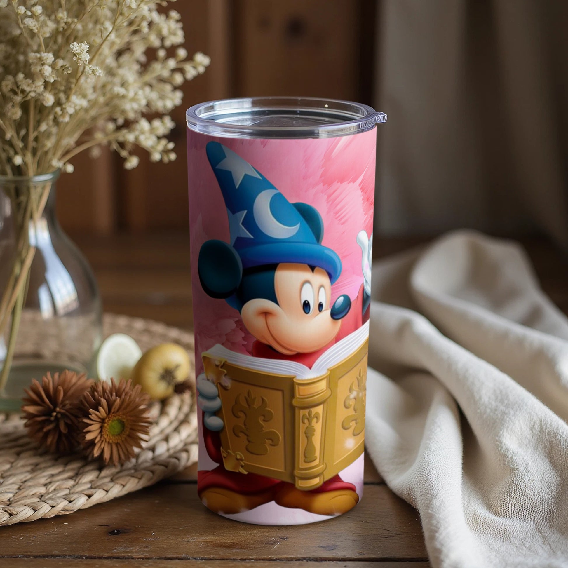 Mickey Mouse Wizard with Magic Book Tumbler