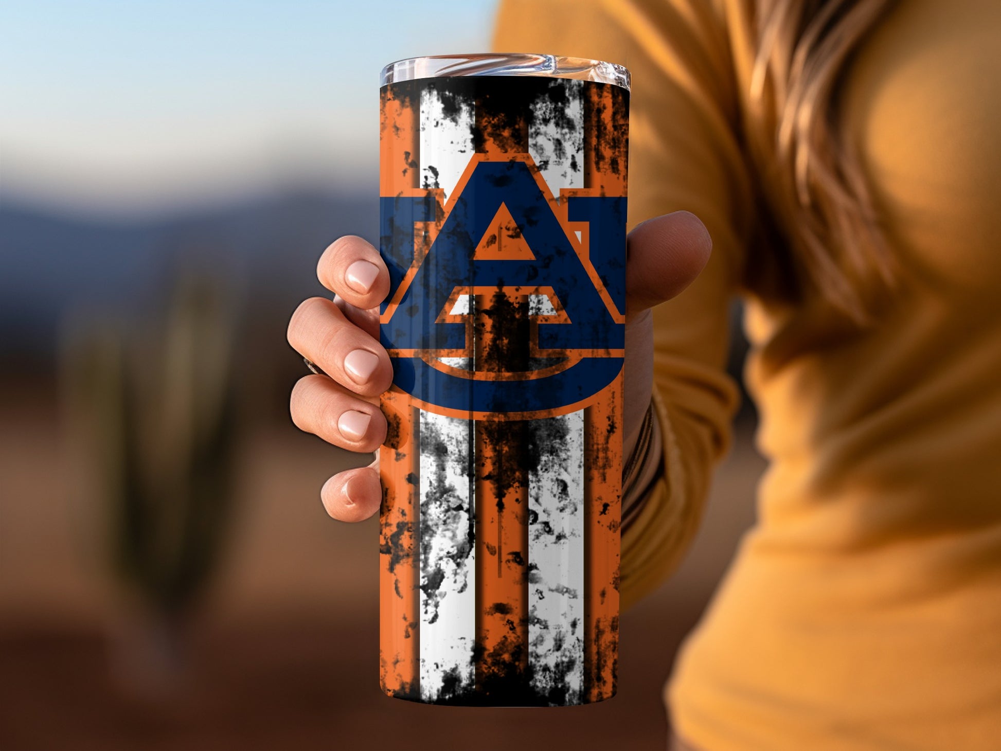 Auburn University Distressed Look Tumbler Product