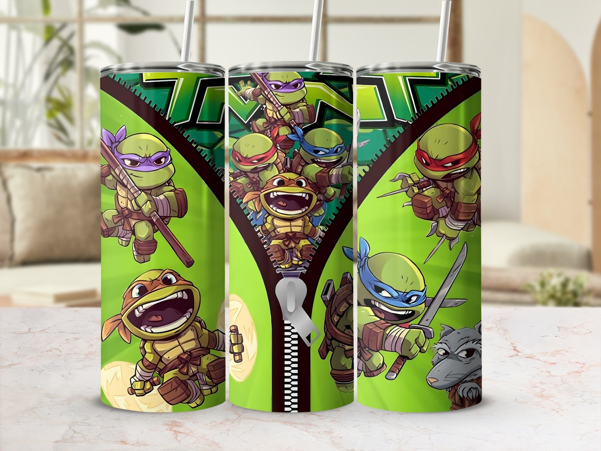 Teenage Mutant Ninja Turtles themed tumbler cup