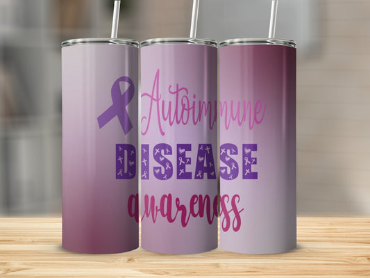 Autoimmune Disease Awareness tumbler product