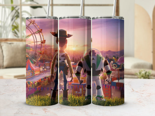 Toy Story Characters Theme Insulated Tumbler Cup