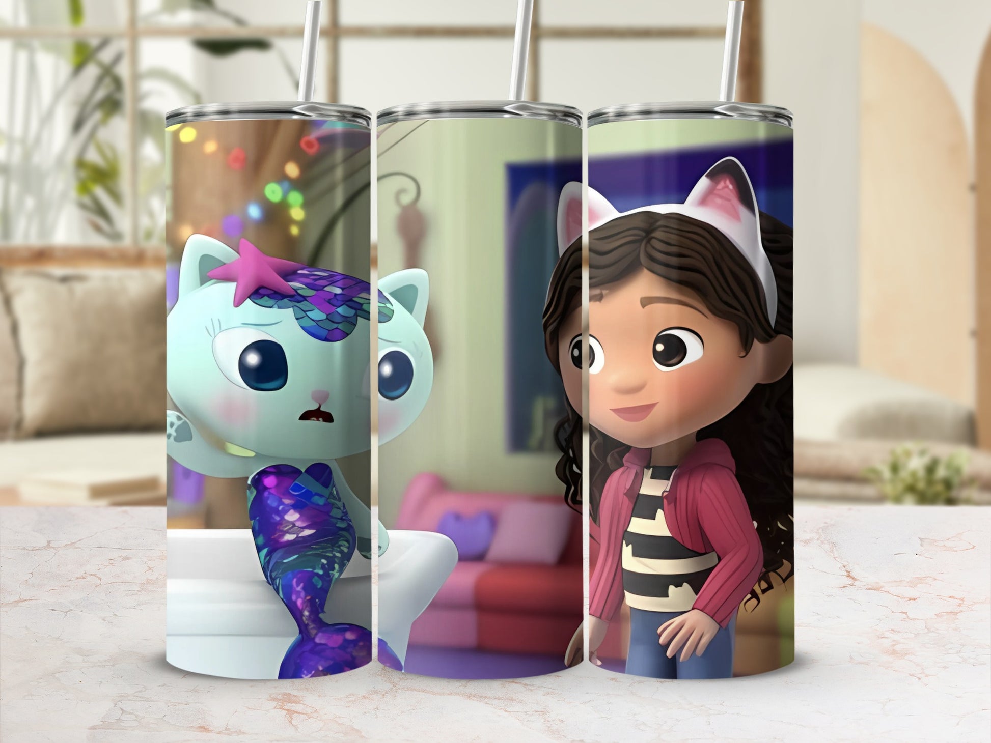 Cute Animated Characters Insulated Stainless Steel Tumbler