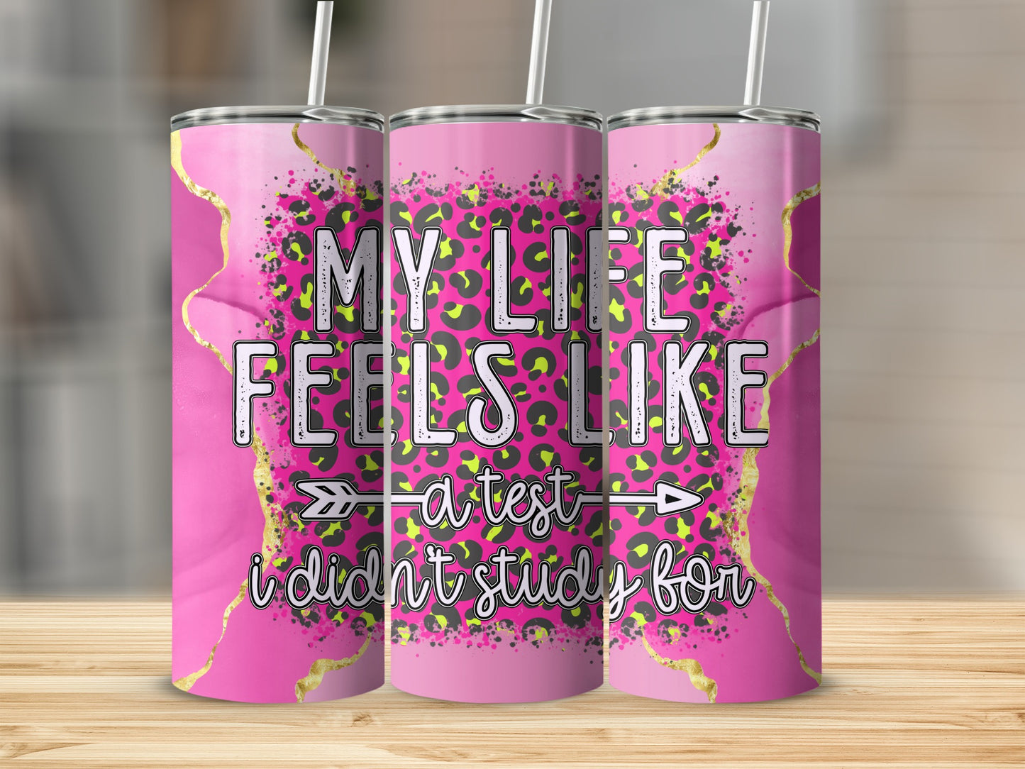 My Life Feels Like A Test I Didn't Study For Tumbler product type
Tumbler
Pink Tumbler
Leopard Print Tumbler
My Life Feels Like A Test
Funny Tumbler
Sarcastic Gift
Quote Tumbler
Drinkware
Insulated Cup
Unique Tumbler
Bright Pink Design
Neon Green Print
Gold Marbling
Cheetah Pattern
Sublimation Design
Trendy Drinkware
Humorous Saying
Student Life Humor
Daily Reminder
Gift For Her