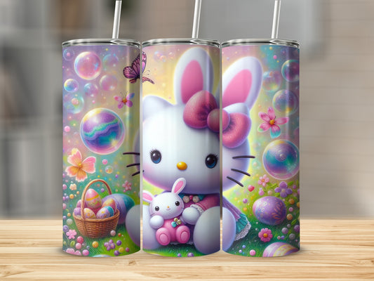 Adorable Hello Kitty Bunny Easter Bubbles Butterflies Eggs product type
