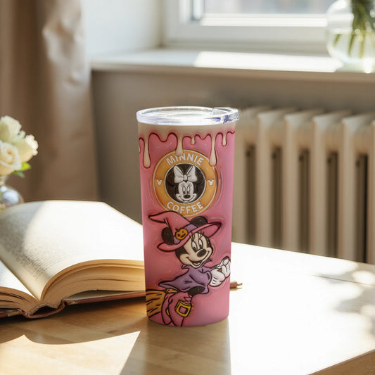 Minnie Mouse Witch Coffee Tumbler 20 Oz Fun Cup