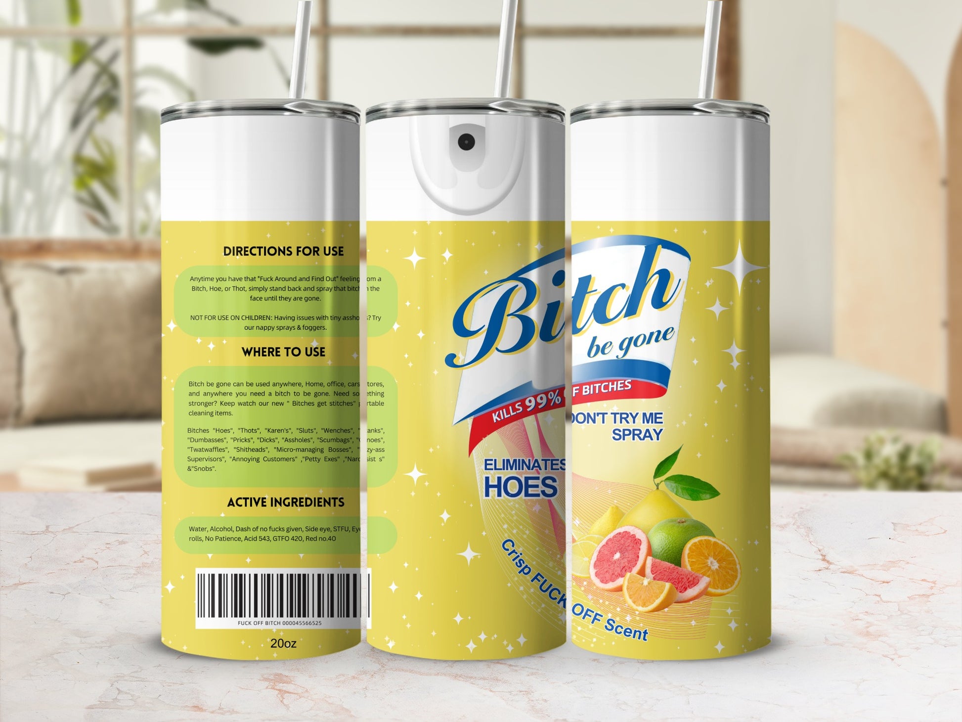 Bitch Be Gone Don't Try Me Spray Crisp Scent Spray