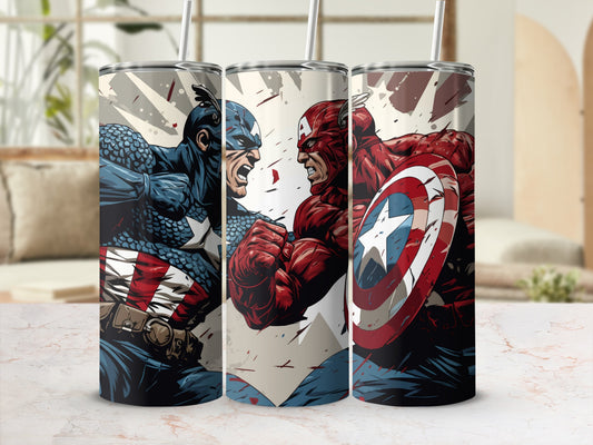 Captain American Iconic Rivalry Design Tumbler product