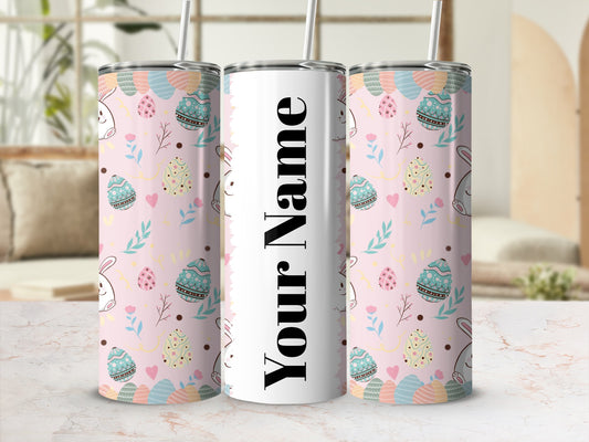Personalized Easter Theme Tumbler Your Name Design