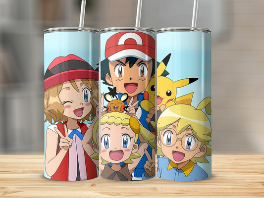 Anime Character Design Stainless Steel Tumbler