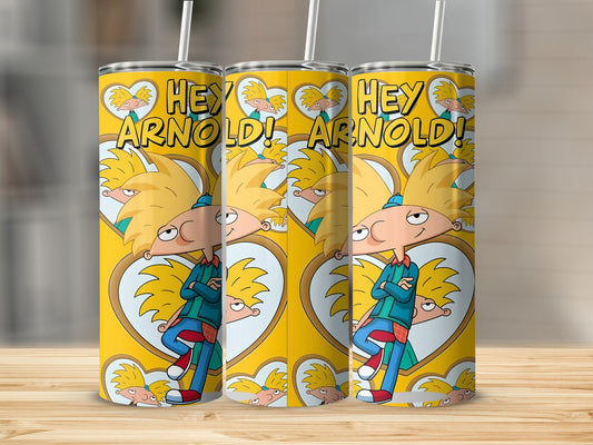 Hey Arnold Character Design Tumbler Drinkware