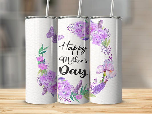 Happy Mother's Day Floral Design Tumbler Product