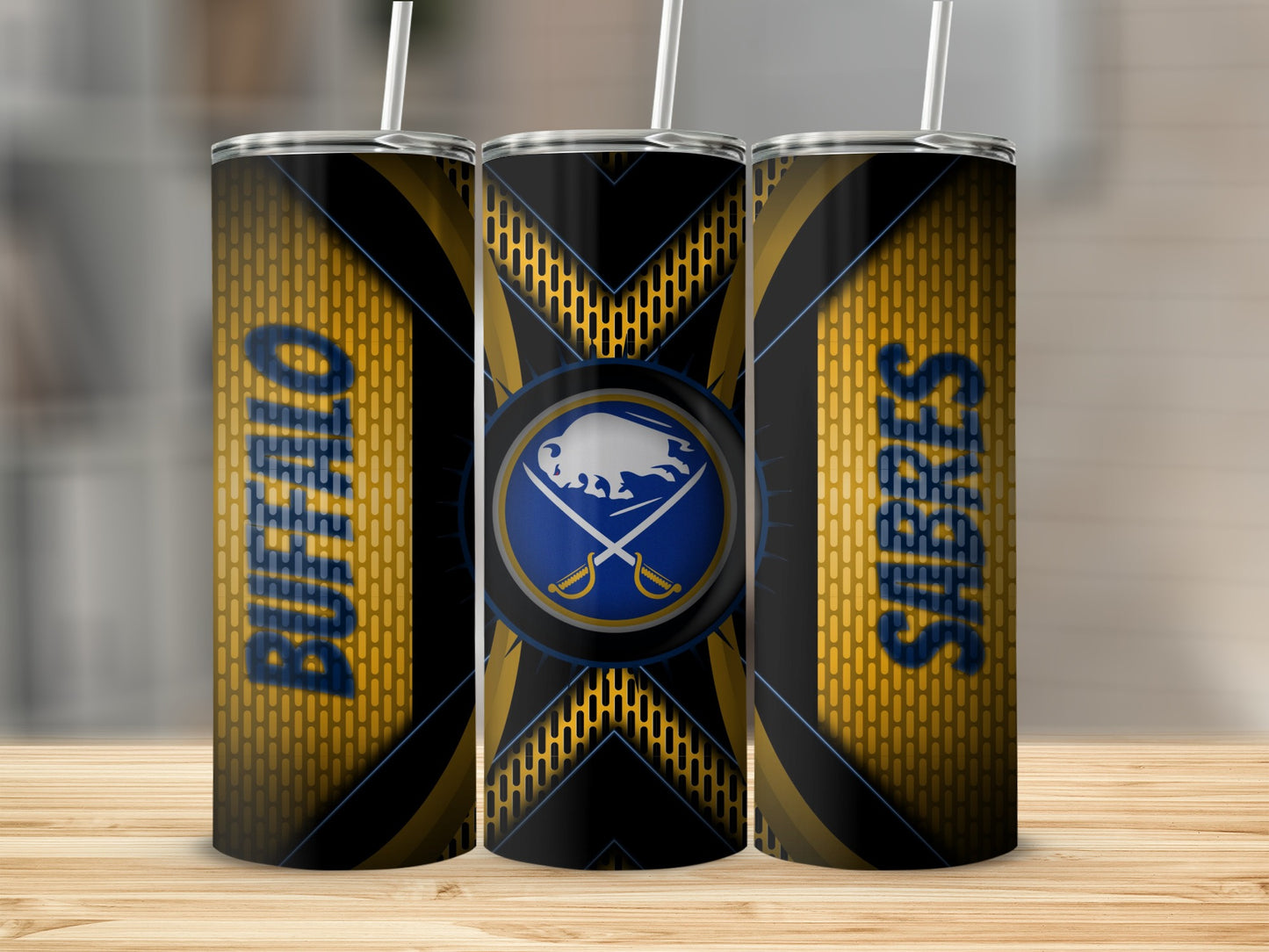Buffalo Sabres NHL Sports Team Fan Art Theme Tumblers